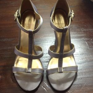 COPY - Coach Satin Wedges